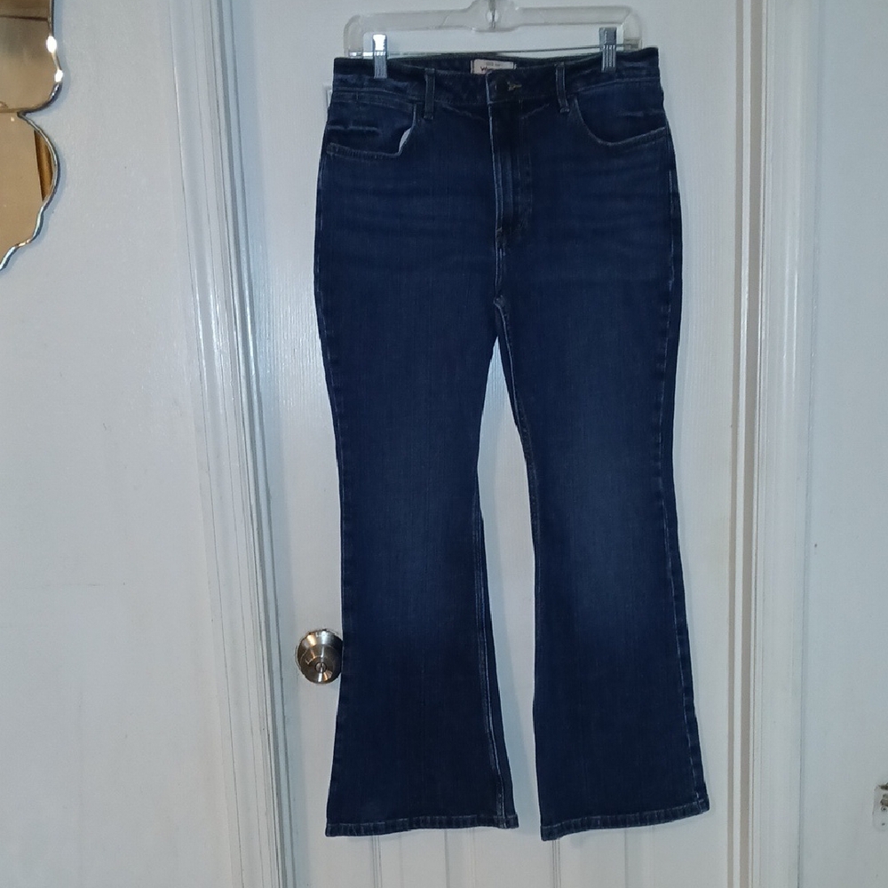 Wranglers Women's Blue Jeans High Rise Flare